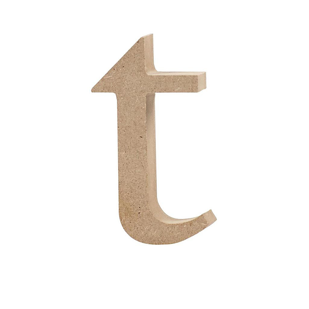 Letter, t, H: 10 cm, thickness 2 cm, 1 pc [HOB-56259]