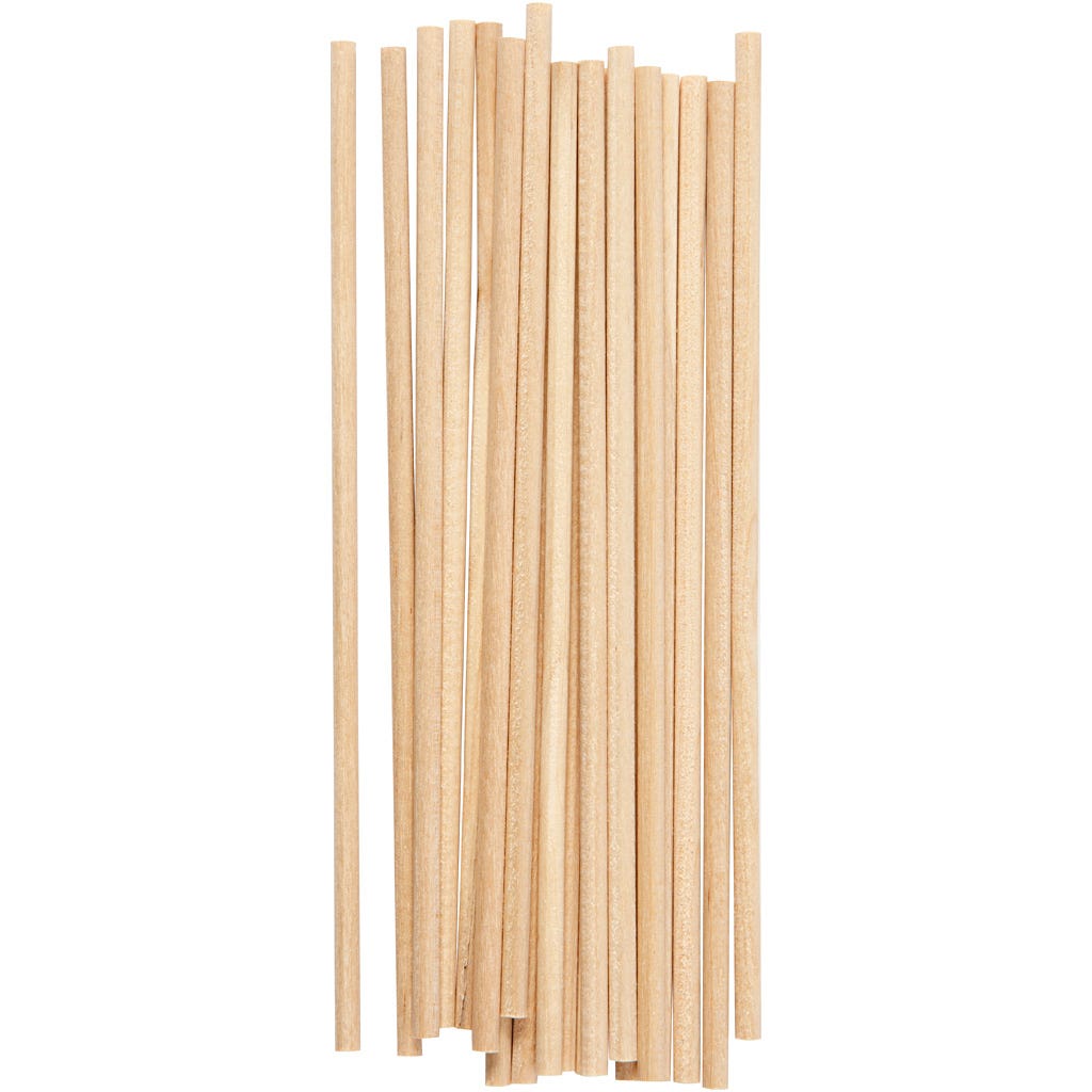 Sticks , L: 15 cm, dia. 4 mm, 20 pc/ 1 pack [HOB-563070]