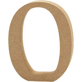 Letter, O, H: 13 cm, thickness 2 cm, 1 pc [HOB-56324]