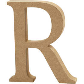 Letter, R, H: 13 cm, thickness 2 cm, 1 pc [HOB-56327]