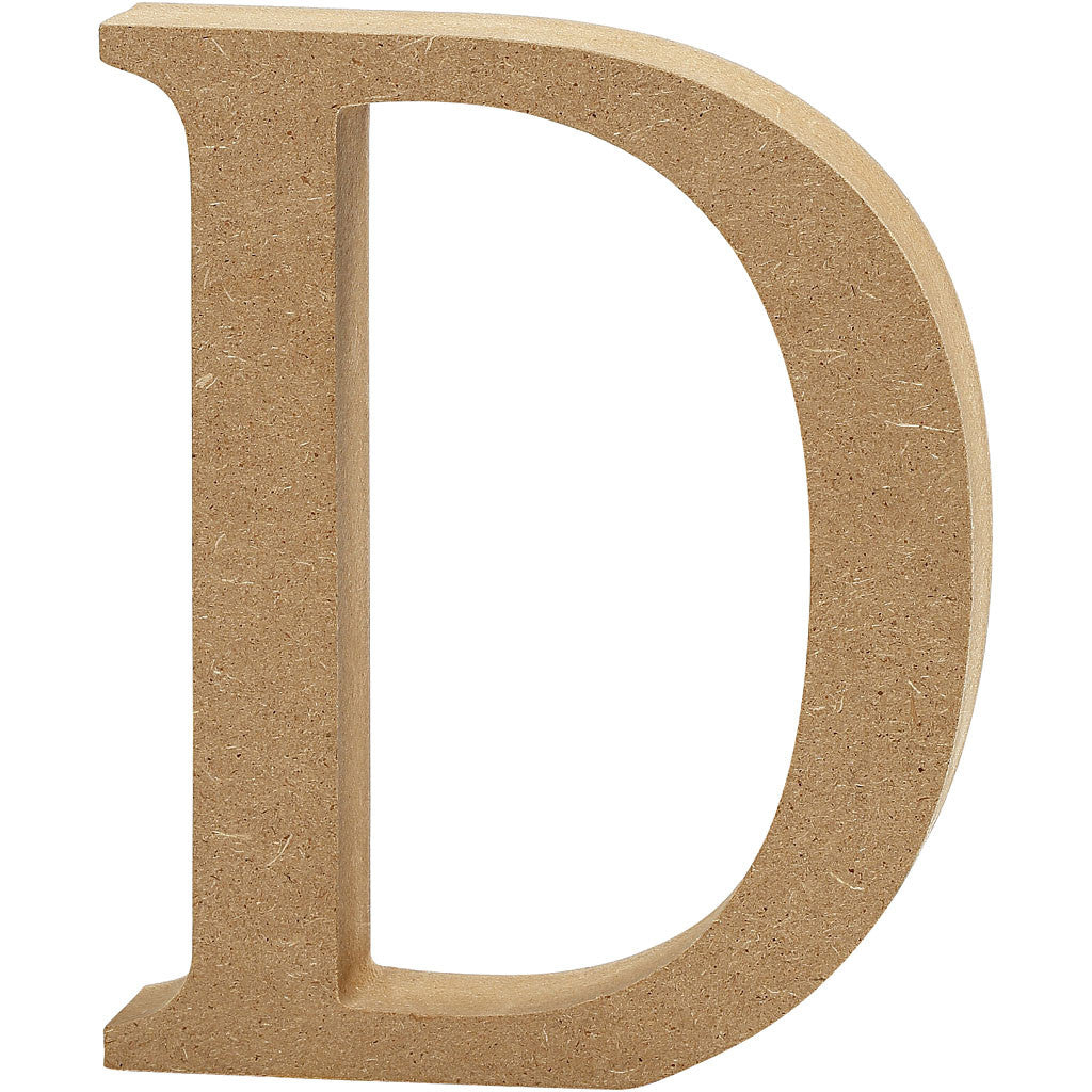Letter, D, H: 8 cm, thickness 1,5 cm, 1 pc [HOB-56363]