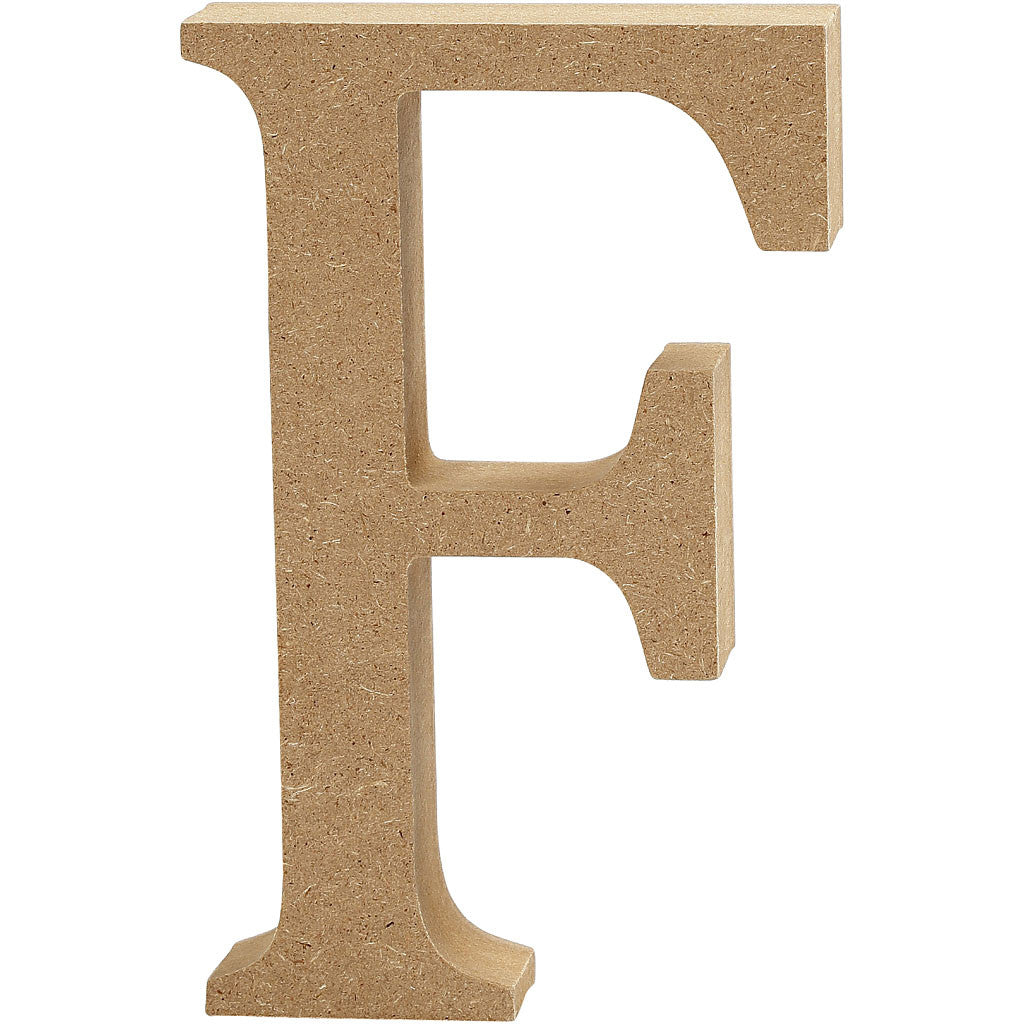 Letter, F, H: 8 cm, thickness 1,5 cm, 1 pc [HOB-56365]