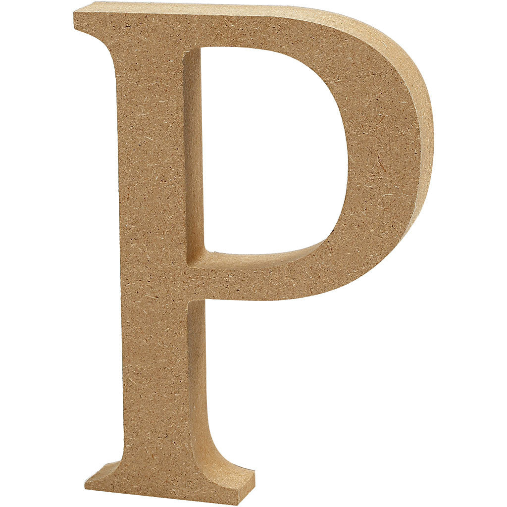 Letter, P, H: 8 cm, thickness 1,5 cm, 1 pc [HOB-56375]