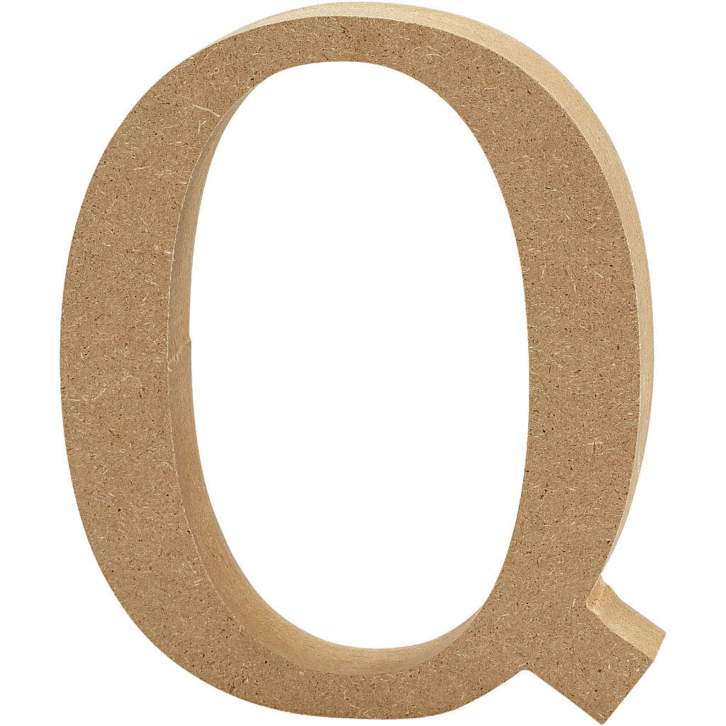 Letter, Q, H: 8 cm, thickness 1,5 cm, 1 pc [HOB-56376]