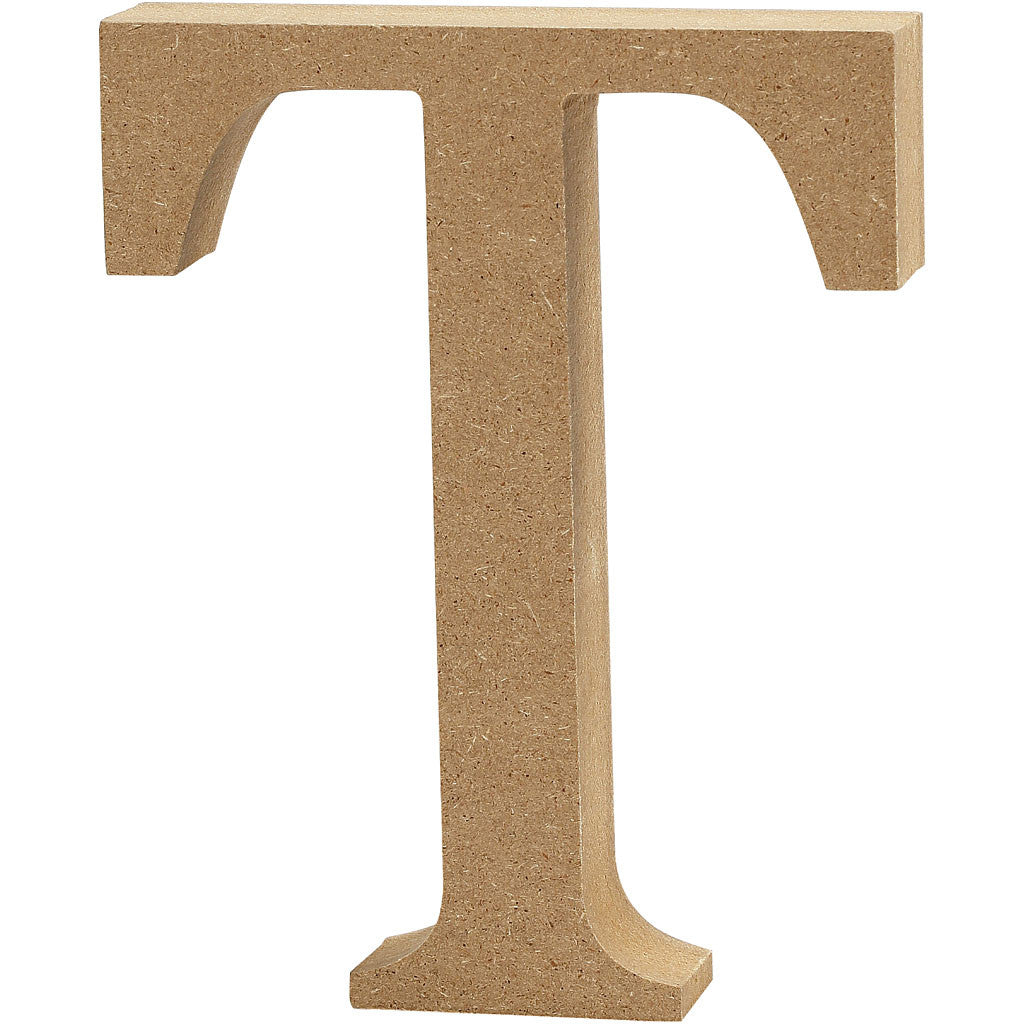Letter, T, H: 8 cm, thickness 1,5 cm, 1 pc [HOB-56379]