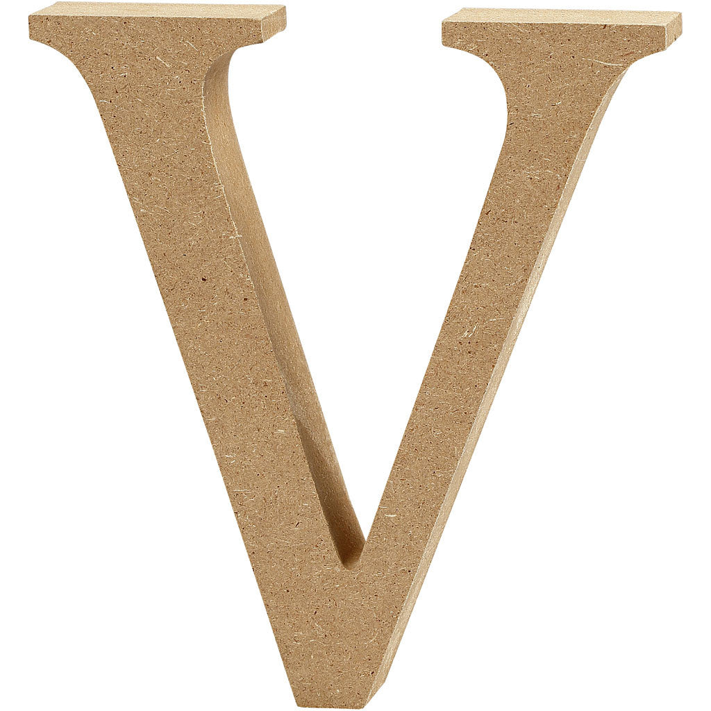 Letter, V, H: 8 cm, thickness 1,5 cm, 1 pc [HOB-56381]