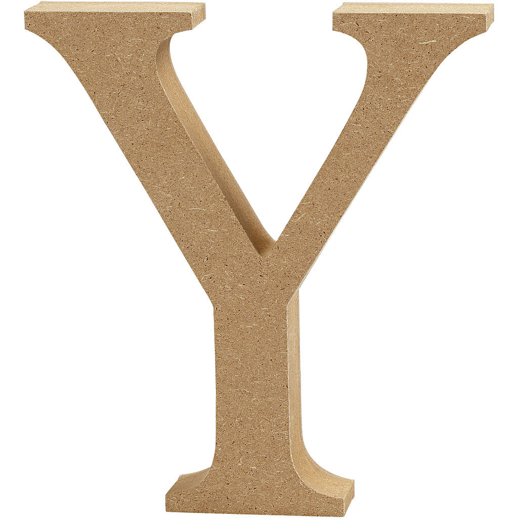 Letter, Y, H: 8 cm, thickness 1,5 cm, 1 pc [HOB-56384]