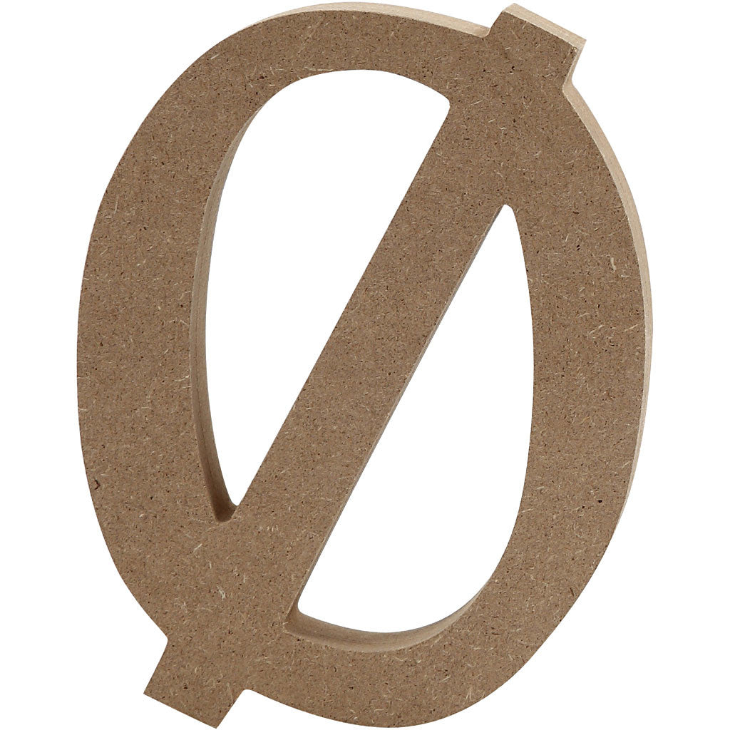 Letter, Ø, H: 8 cm, thickness 1,5 cm, 1 pc [HOB-56387]