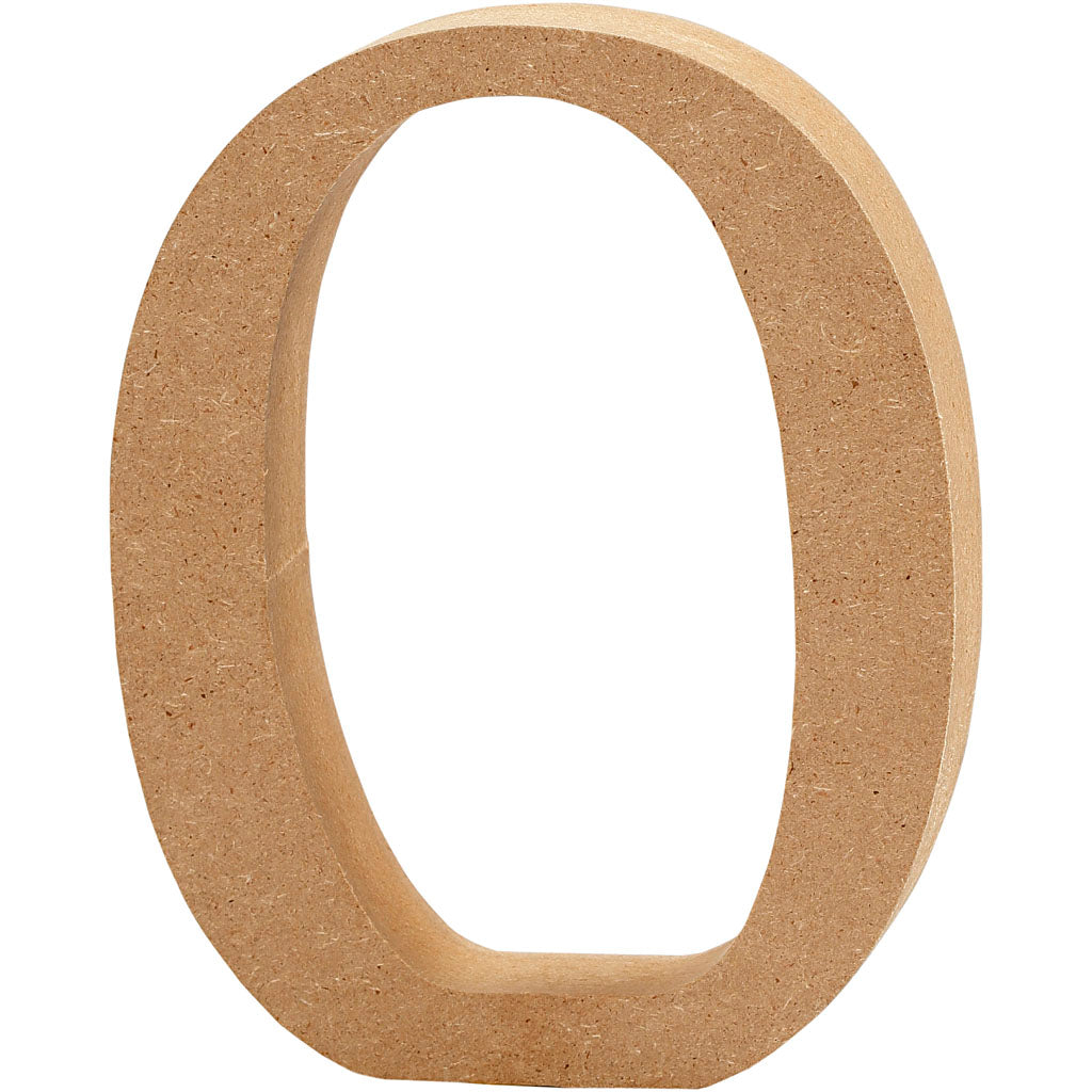 Number, 0, H: 8 cm, thickness 1,5 cm