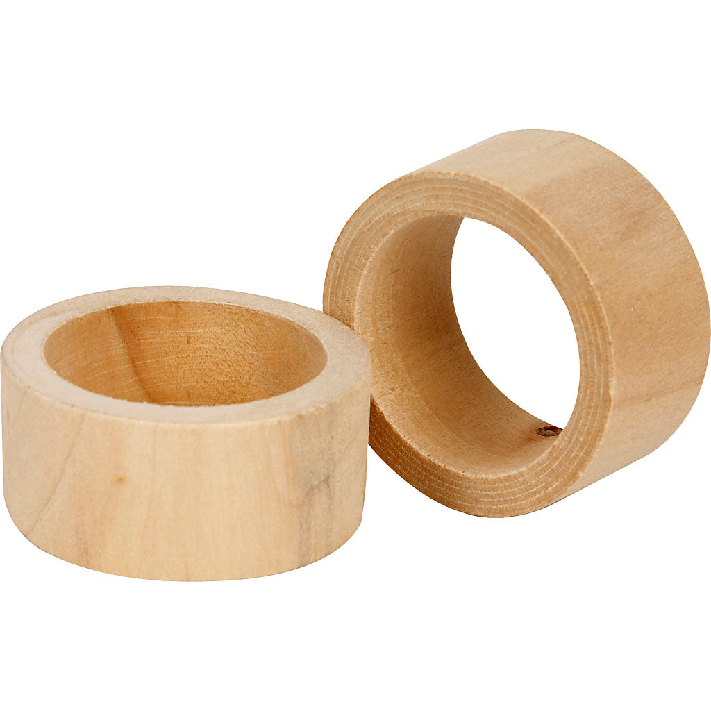 Napkin Rings, dia. 35 mm, W: 20 mm, 6 pc