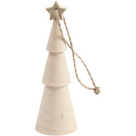 Christmas Tree, H: 9 cm, 1 pc [HOB-565115]