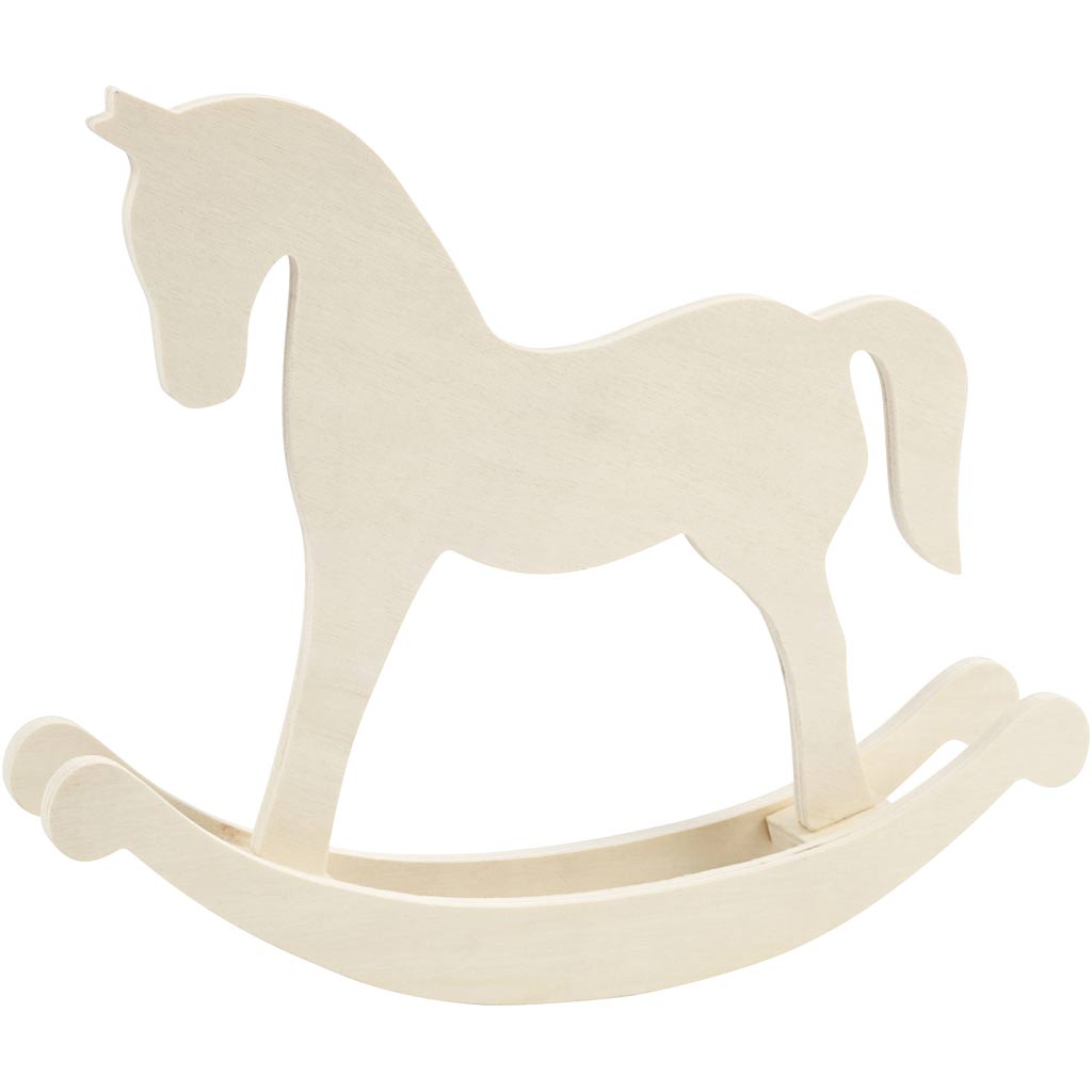 Rocking horse , H: 24 cm, D. 5 cm, W: 30 cm