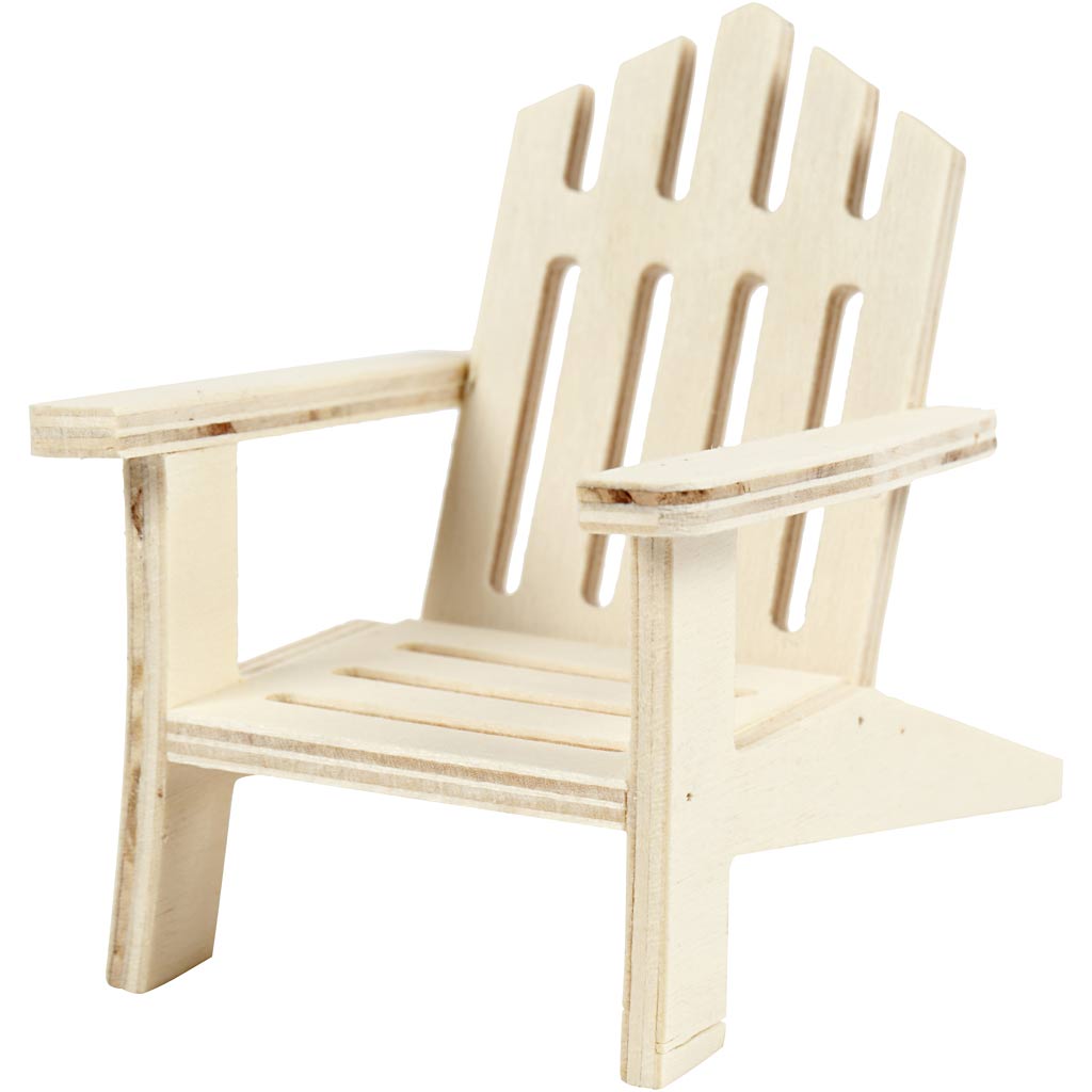 Garden Chair, H: 9 cm, D. 9 cm, W: 7,5 cm