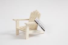 Garden Chair, H: 9 cm, D. 9 cm, W: 7,5 cm, 1 pc [HOB-56928]