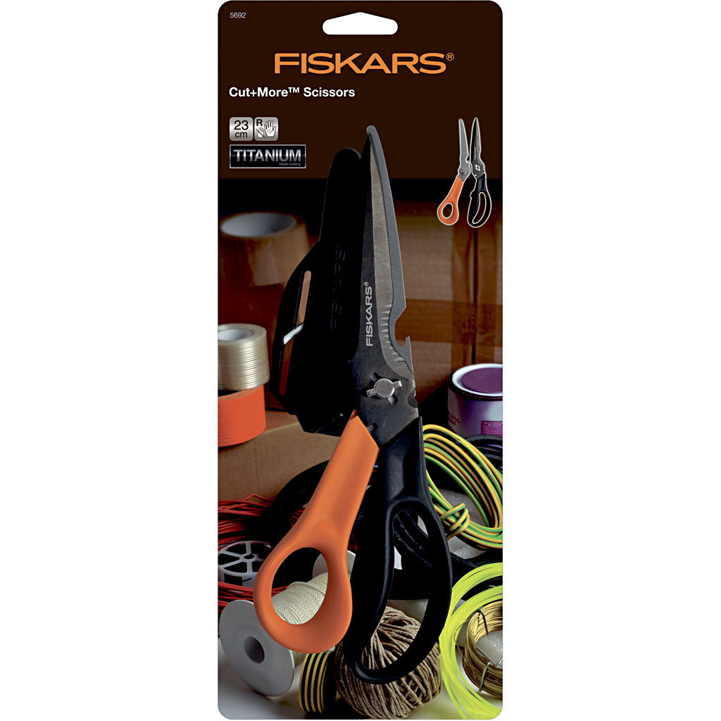 Fiskars Multifunctions Scissors, L: 23 cm, 1 pc [HOB-5692]