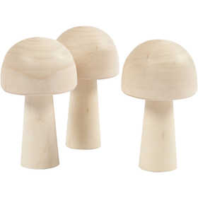 Toadstool, H: 5,2 cm, dia. 2,9 cm, 3 pc/ 1 pack [HOB-56935]