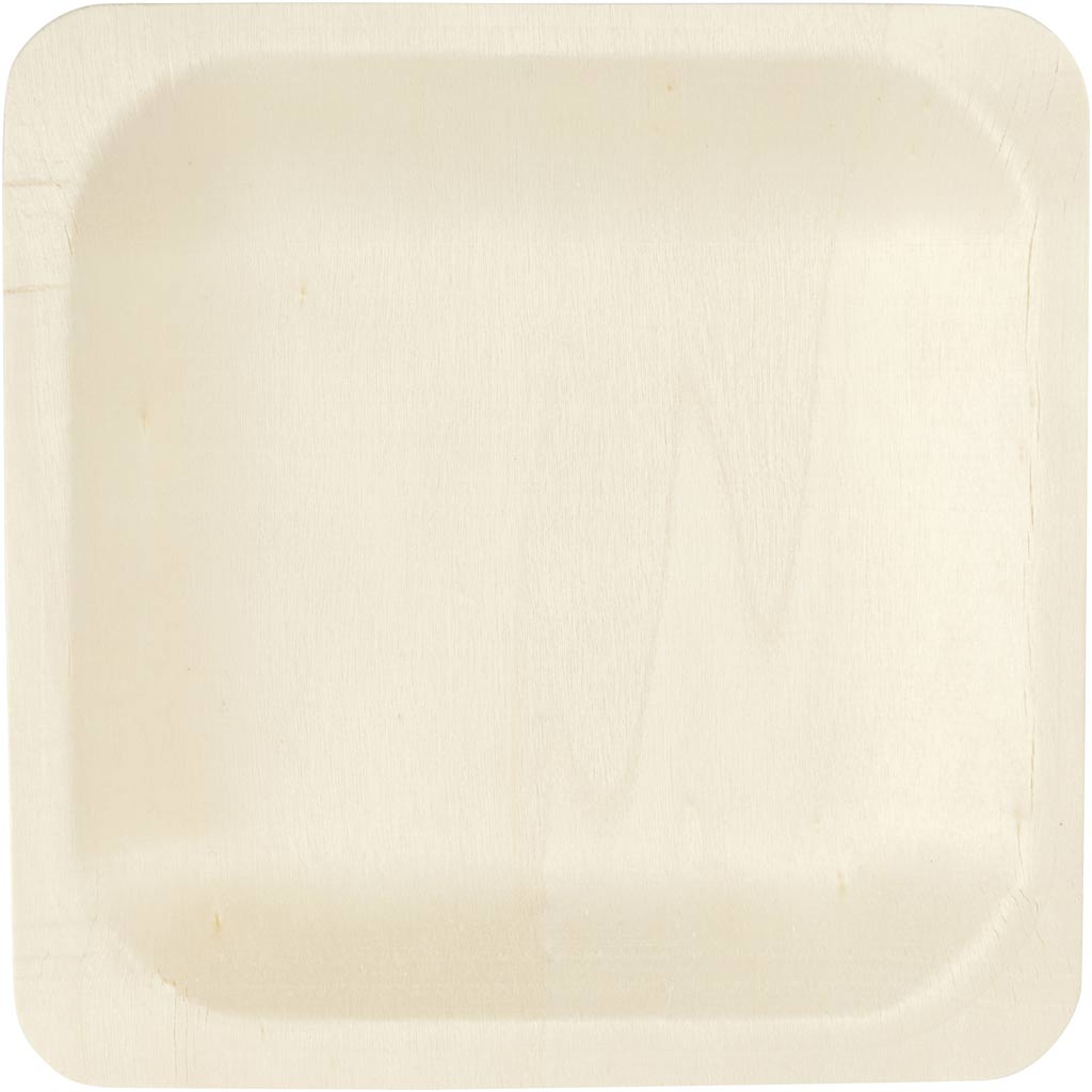 Plate, H: 2 cm, size 14x14 cm, 12 pc/ 1 pack [HOB-56940]