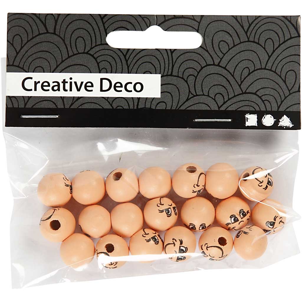 Heads, dia. 12 mm, light beige, 20 pc/ 1 pack [HOB-57096]