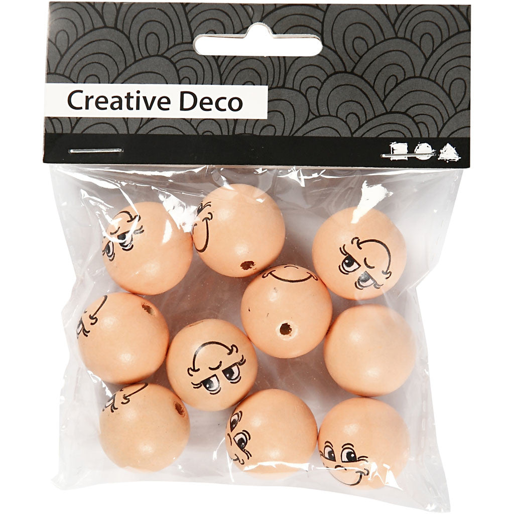 Heads, dia. 22 mm, light beige, 10 pc/ 1 pack [HOB-57098]