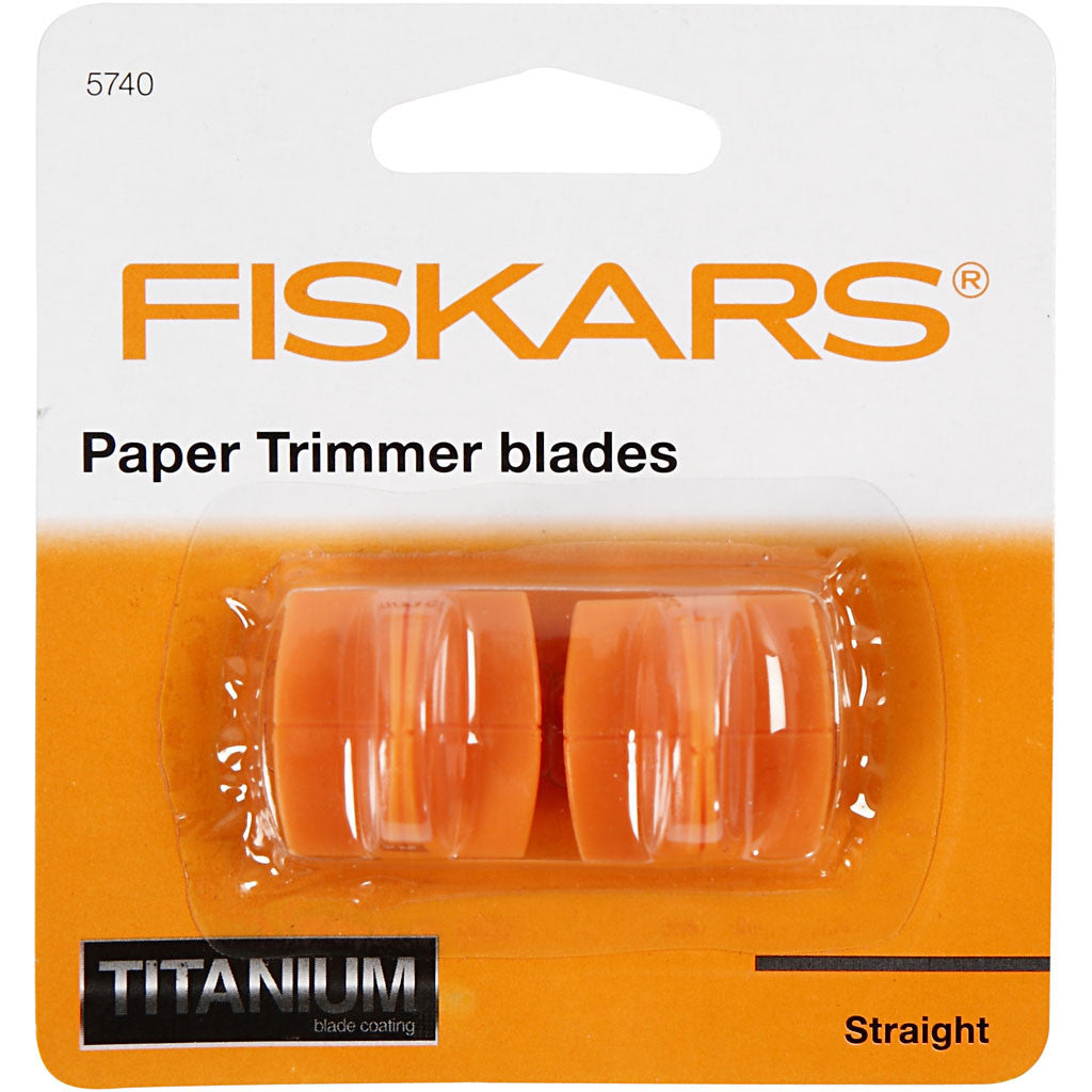 Fiskars Tripletrack Blades For Fiskars Paper Trimmer, 2 pc/ 1 pack [HOB-5740]