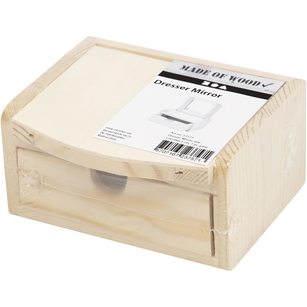 Dresser Mirror, size 12x10x6,5 cm, 1 pc [HOB-57571]