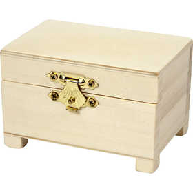 Treasure Chest, size 6x9x6 cm, 3 pc/ 1 pack [HOB-57581]