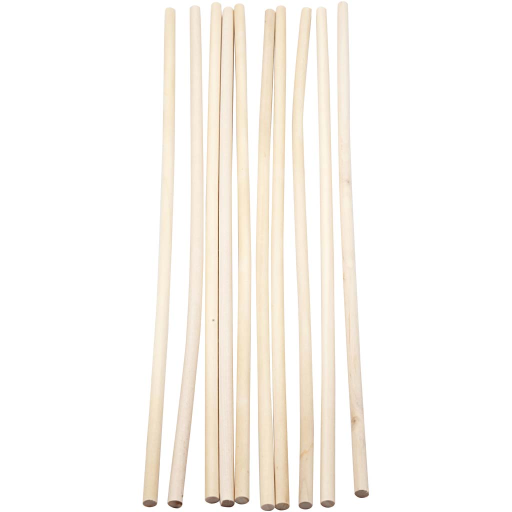 Stick, L: 30 cm, dia. 6 mm, 10 pc/ 1 pack [HOB-57651]