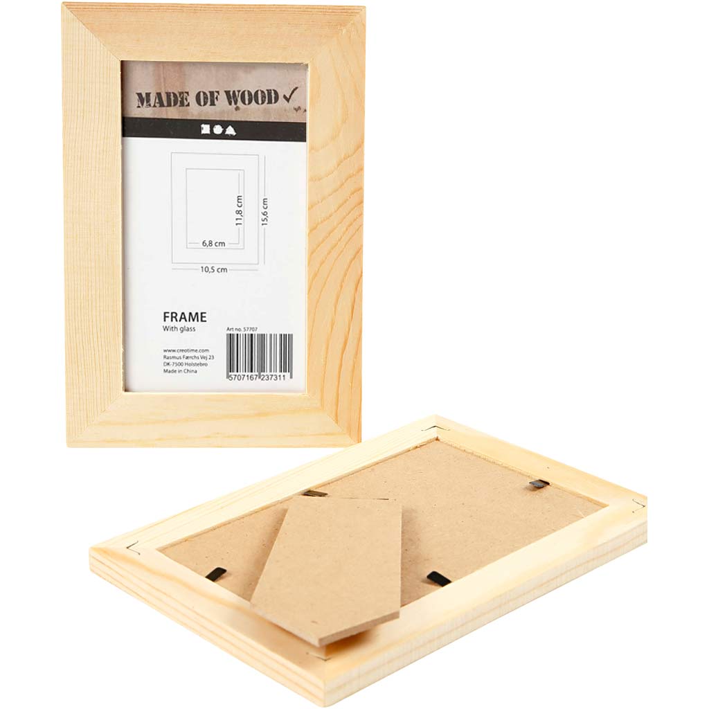 Frame With Glass, size 10,5x15,6 cm, 1 pc [HOB-57707]