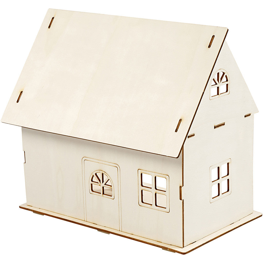 Doll house construction, H: 25 cm, size 18x27 cm, 1 pc [HOB-57879]