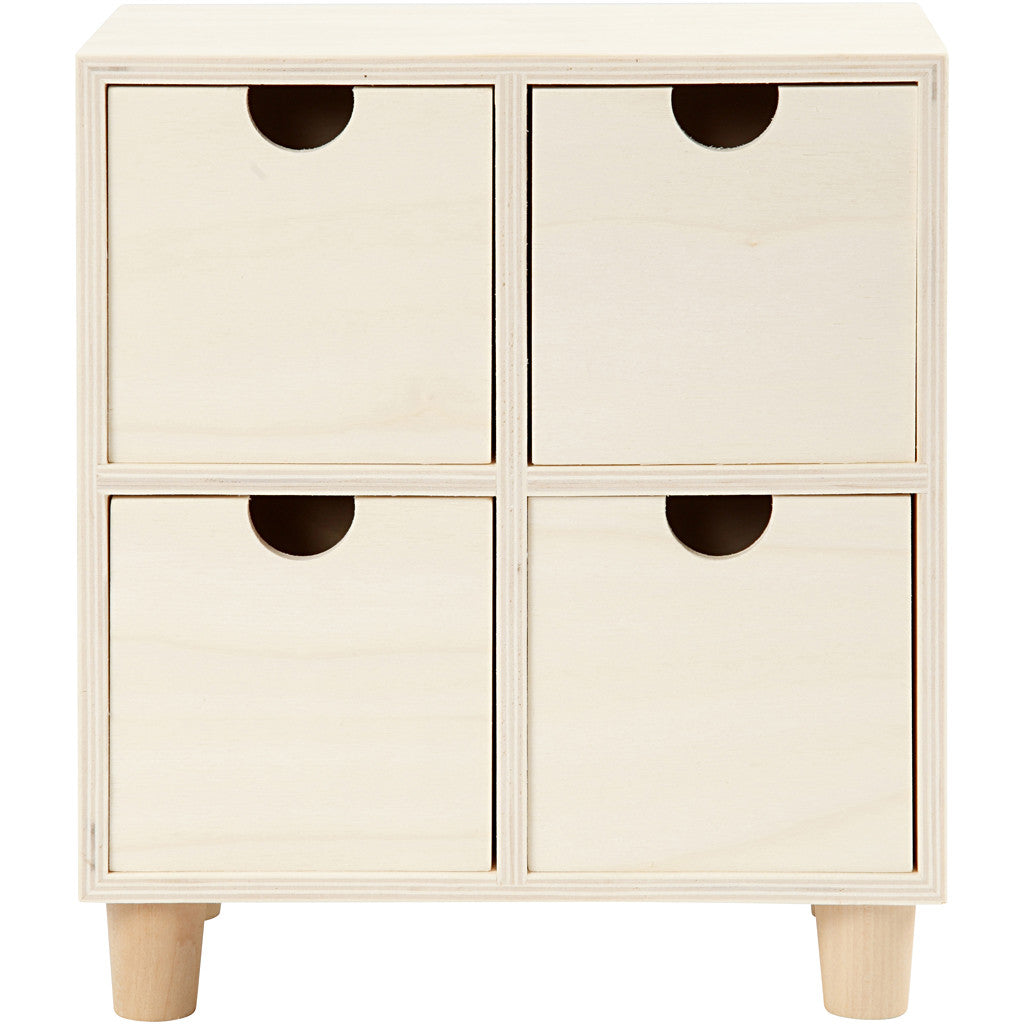 Chest of Drawers, H: 23 cm, D. 11,5 cm, W: 20 cm, 1 pc [HOB-57945]