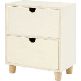 Chest of Drawers, H: 23 cm, D. 11,5 cm, W: 20 cm, 1 pc [HOB-57946]