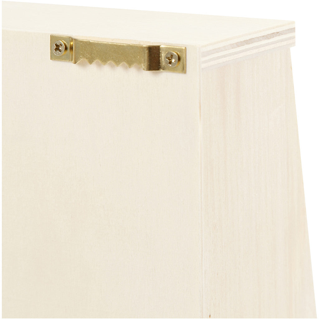 Key cabinet, H: 28,5 cm, D. 5-8 cm, W: 22 cm, 1 pc [HOB-57948]