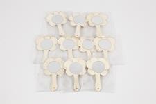 Hand Mirrors, H: 13,9 cm, W: 9 cm, 20 pc/ 1 pack [HOB-579500]