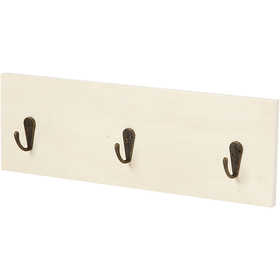 Coat Rack, H: 10 cm, D. 1,2 cm, L: 30 cm, 1 pc [HOB-57953]