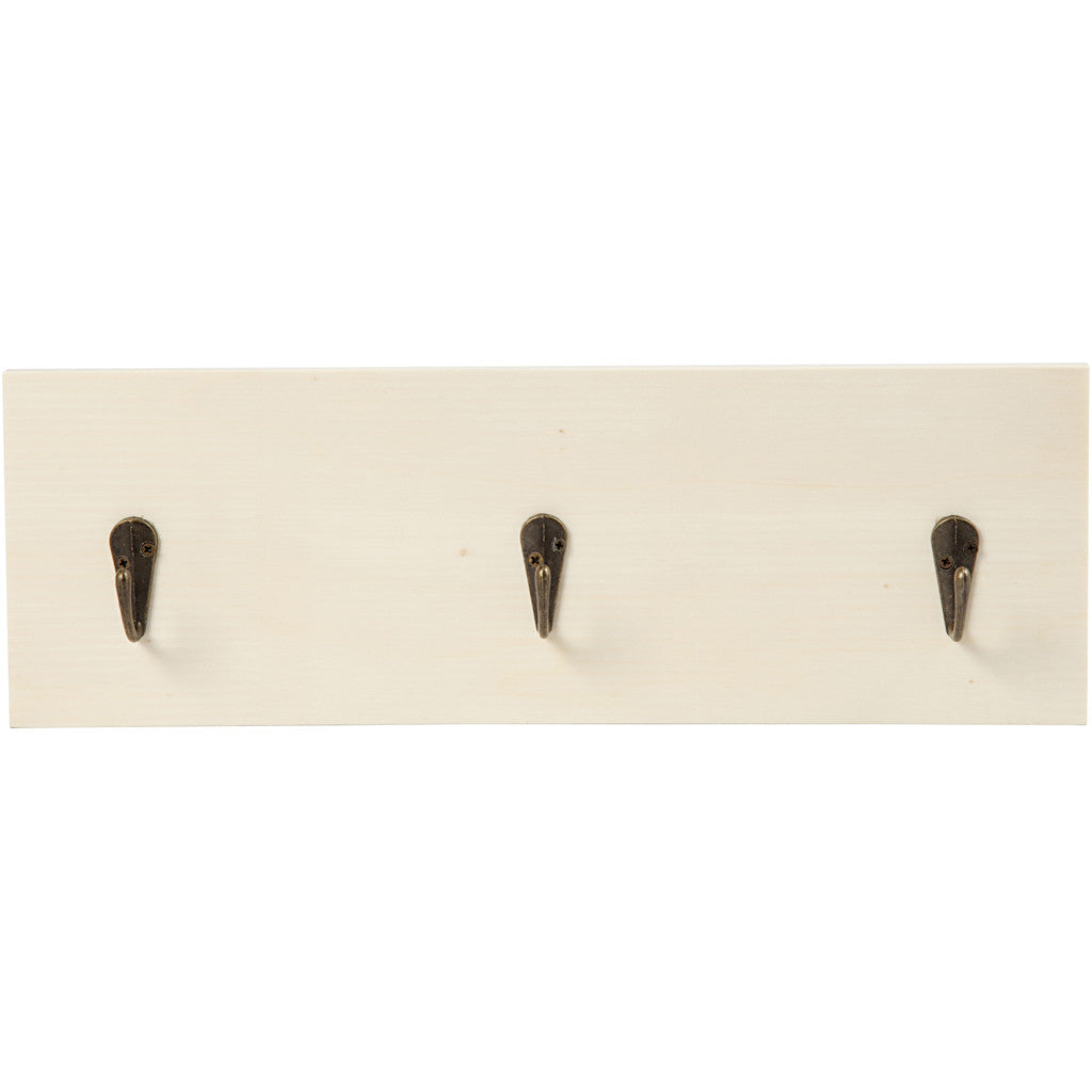 Coat Rack, H: 10 cm, D. 1,2 cm, L: 30 cm, 1 pc [HOB-57953]