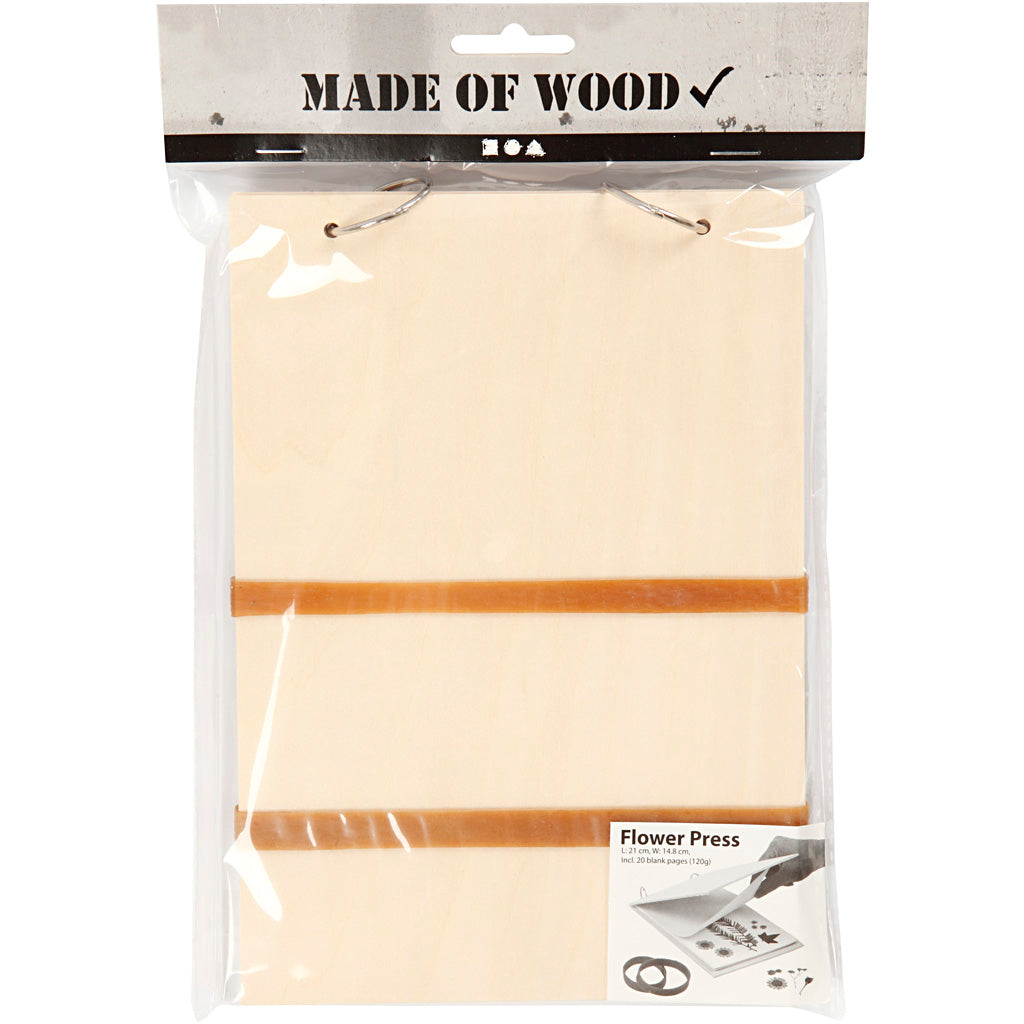 Flower Press, D. 1 cm, L: 21 cm, W: 14,8 cm, 1 pc [HOB-57965]