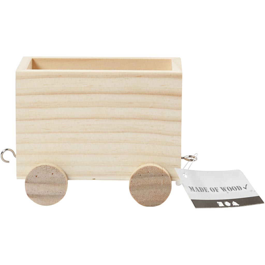 Train carriage, H: 8 cm, L: 9,5 cm, W: 6,5 cm, 1 pc [HOB-57978]