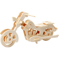 3D Construction figure, motorbike, size 19x9x9 cm, 1 pc [HOB-580504]