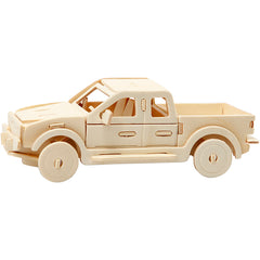 3D Construction figure, Pick-up truck, size 19,5x8x12 cm, 1 pc [HOB-580505]