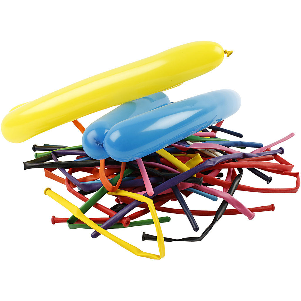 Balloon-modelling Balloons, Modelling , L: 152 cm, 100 pc/ 1 pack [HOB-59106]