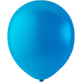 Balloons, round, dia. 23 cm, light blue, 10 pc/ 1 pack [HOB-59161]