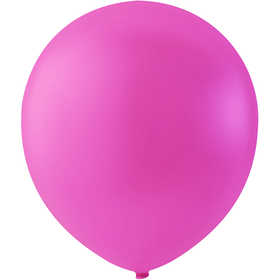 Balloons, round, dia. 23 cm, dark pink, 10 pc/ 1 pack [HOB-59167]