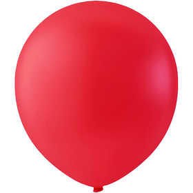 Balloons, round, dia. 23 cm, red, 10 pc/ 1 pack [HOB-59168]