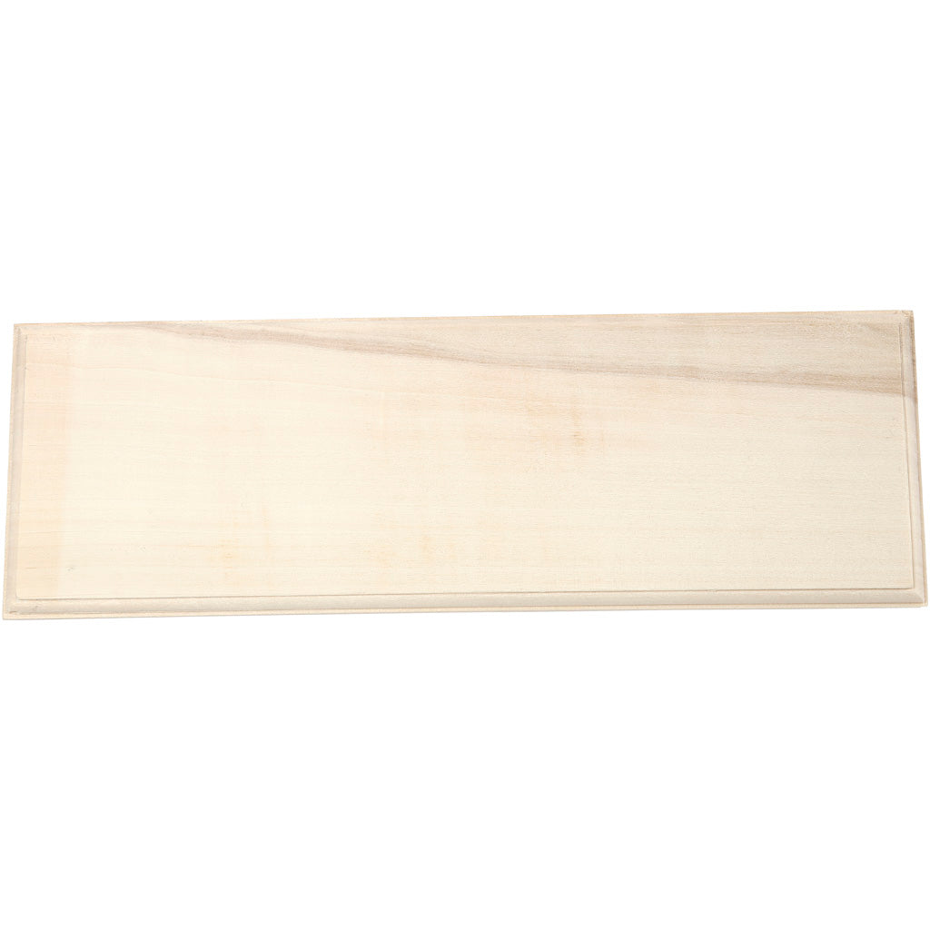 Sign, size 10x30 cm, thickness 1 cm