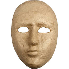 Full Face Mask, H: 23 cm, W: 16 cm, 1 pc [HOB-592560]
