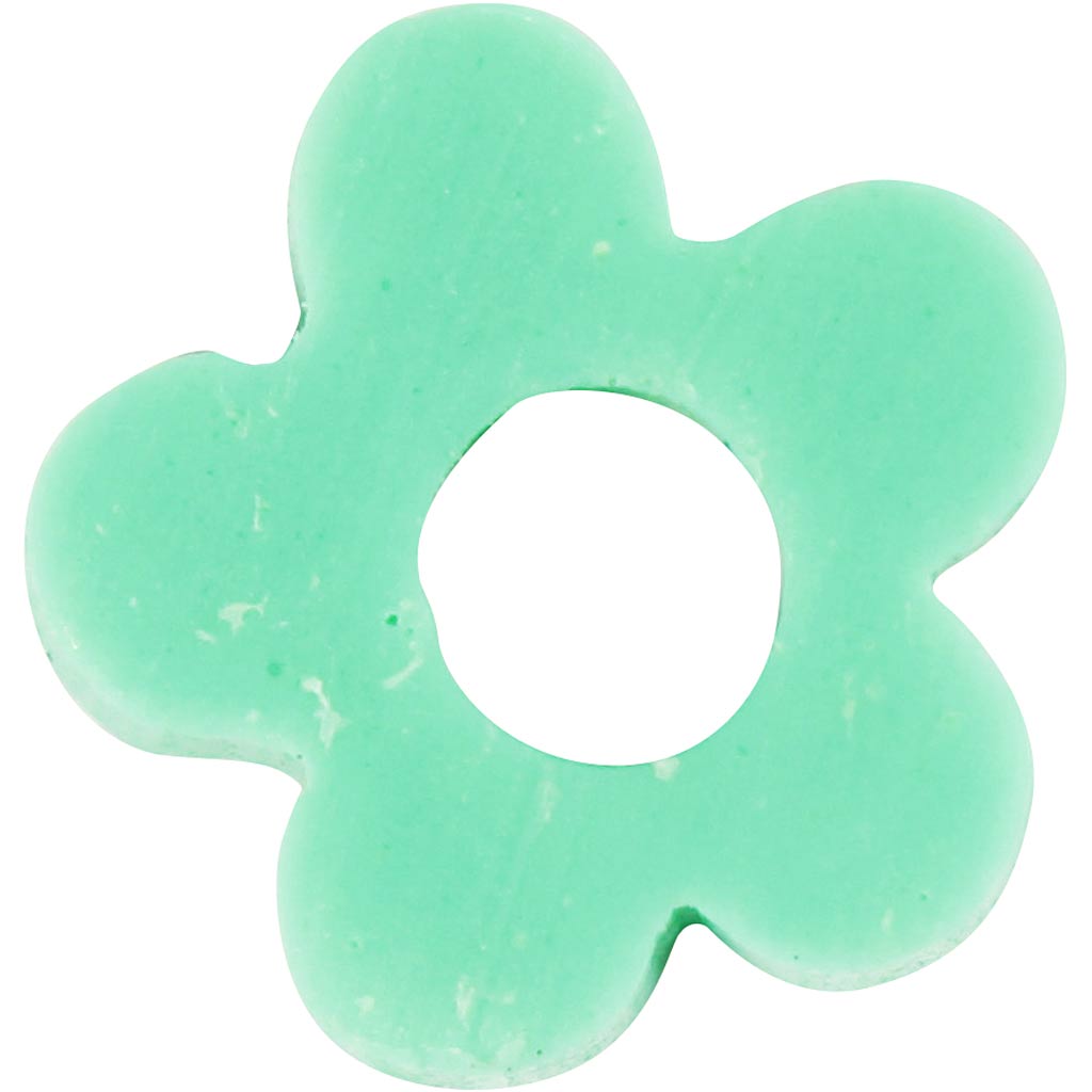 Clay Beads, dia. 5-6 mm, hole size 2 mm, green, 145 pc/ 1 pack [HOB-61011]