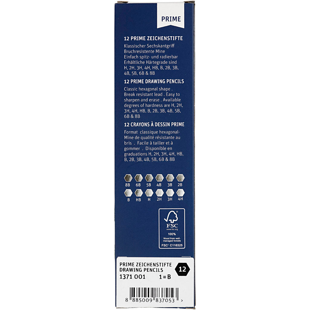edu Drawing Pencil, B, 12 pc/ 1 pack [HOB-620171]