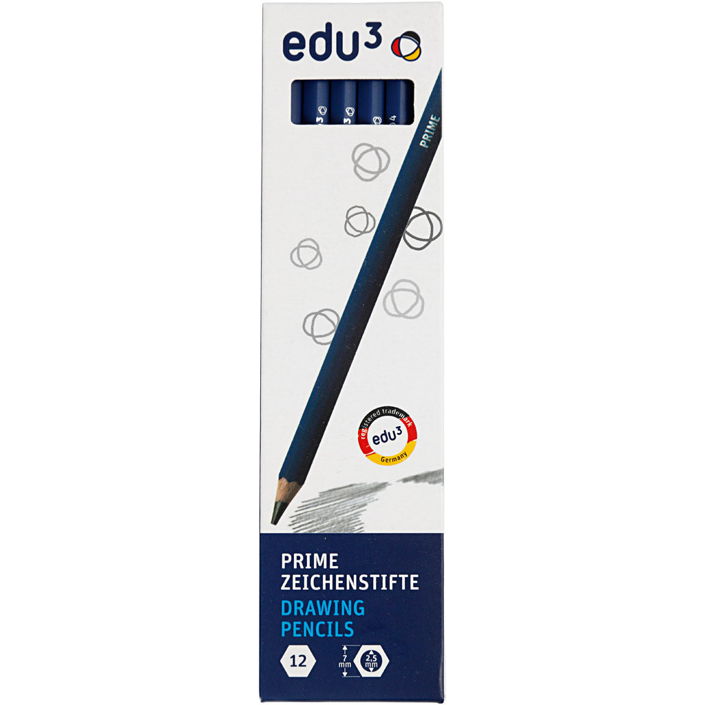 edu Drawing Pencil, 4B, 12 pc/ 1 pack [HOB-620174]