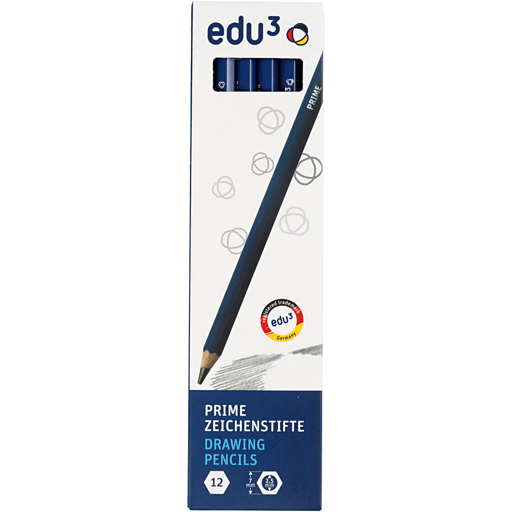 edu Drawing Pencil, 6B, 12 pc/ 1 pack [HOB-620176]