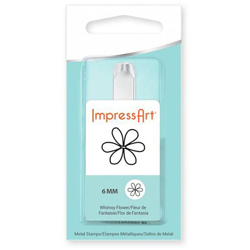 Embossing Stamp, Flower, L: 65 mm, size 6 mm, 1 pc [HOB-67570]